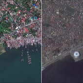 Тайфун Хайян: до и после