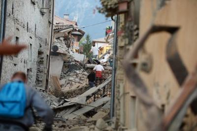 В Италии произошло крупнейшее за последние годы землетрясение
