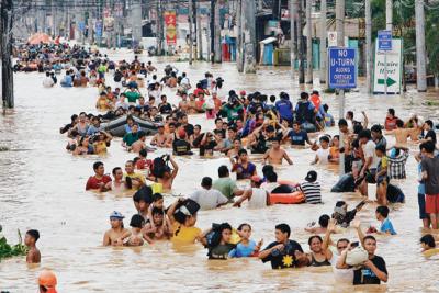 Тайфун «Чан-Хом» обрушил ливни на Филиппины
