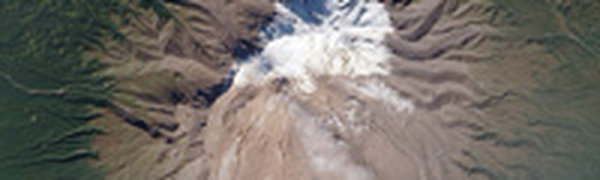 На камчатском вулкане Шивелуч произошли сразу три пепловых выброса