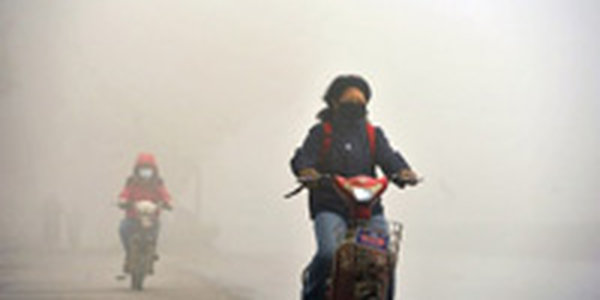 В Пекине из-за смога объявлен «желтый» уровень опасности