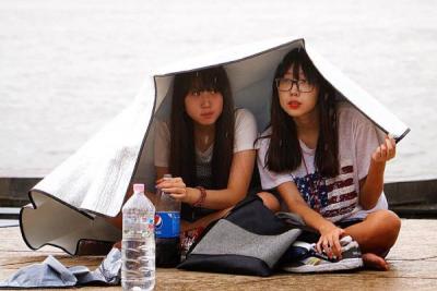 Япония и Корея подверглись атаке тайфуна «Гони» (ФОТО)