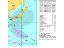 Тропический шторм «Фанфон» угрожает Японии