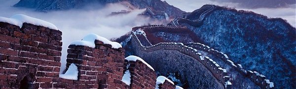 Сильные снегопады идут на Китай