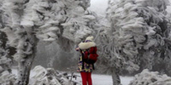 На юге Китая установились рекордные холода
