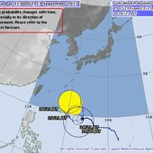 К Японии приближается циклон «Дуджуан»