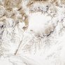Спутник сфотографировал заснеженную китайскую пустыню