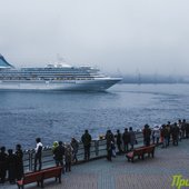 Первый в этом году круизный лайнер прибыл во Владивосток