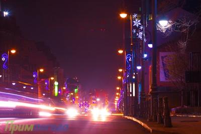 1 декабря во Владивостоке включат новогоднюю иллюминацию