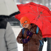 Снегопад, который продолжается вторые сутки, парализовал китайский Харбин