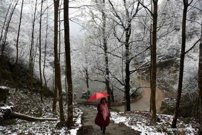 В Китае объявлено «синее» предупреждение из-за резкого похолодания