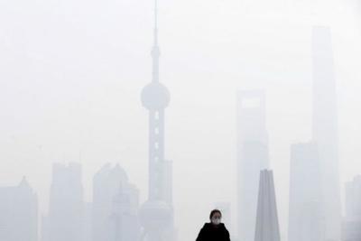 Тяжёлый смог накрыл Шанхай