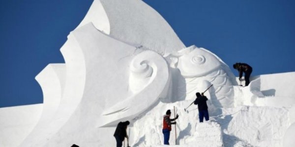 В Харбине готовят Международный фестиваль снежных скульптур (ФОТО)
