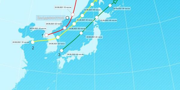 Погода в Приморье ухудшится 25 августа: синоптики озвучили 3 версии развития событий