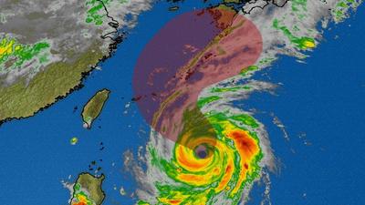 Тайфун «Трами» готов обрушится на Японию и Курилы