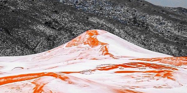 В Сахаре впервые за 37 лет выпал снег