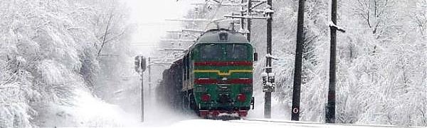 Циклон остановил поезда на Дальнем Востоке