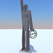 Художники «33+1» предлагают свою реализацию Памятника Правому рулю (ФОТО)