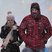 Чрезвычайная ситуация объявлена в трех штатах США из-за снегопадов