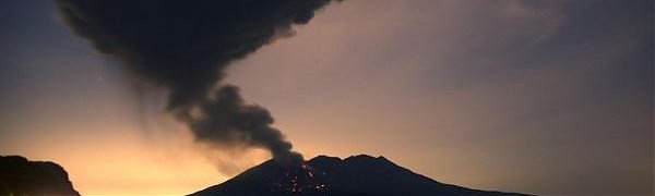 В Японии произошло извержение вулкана Сакурадзима