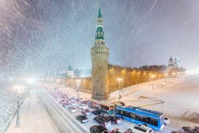 В Москве прошёл сильнейший за 70 лет снегопад (ФОТО)