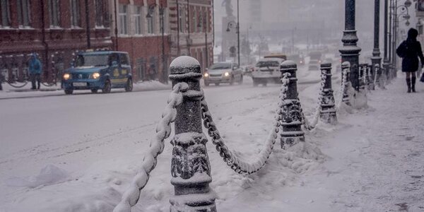 Новый циклон принесет в Приморье снег, сильный ветер и гололедицу