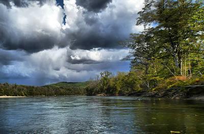 На реке Раздольная продолжается спад воды