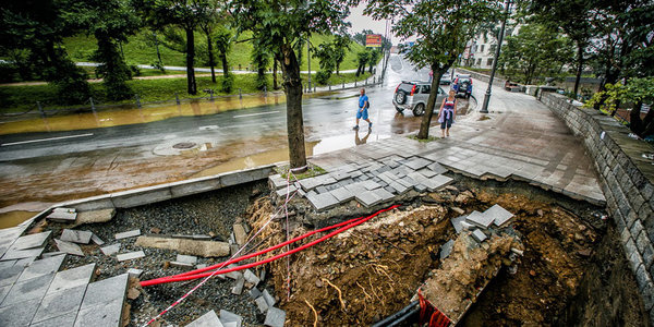 Мощный циклон и его последствия для Владивостока