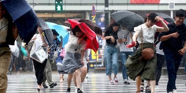 Тайфун «Шаньшань» пришёл в Японию: отменено более 130 авиарейсов