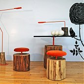 Вторая жизнь пеньков — дизайнерская мебель (ФОТО)
