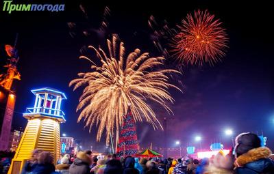 Новый год во Владивостоке: конкурсы, концертная программа и фейерверк