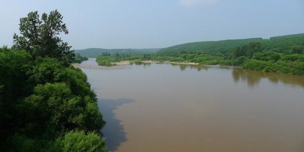 На реке Раздольная и её притоках начался интенсивный спад уровня воды