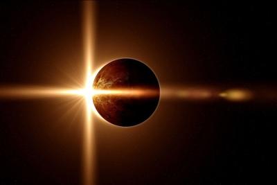 НАСА показало, как будет выглядеть солнечное затмение 8 марта (ВИДЕО)