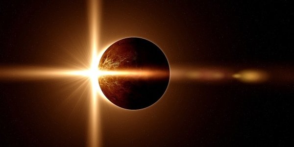 НАСА показало, как будет выглядеть солнечное затмение 8 марта (ВИДЕО)