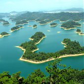 Озеро тысячи островов из-под воды и с неба