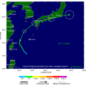 На Японию надвигается тайфун «Нанмадол»