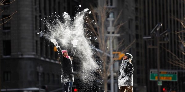 «Исторический» буран в США не оправдал ожиданий