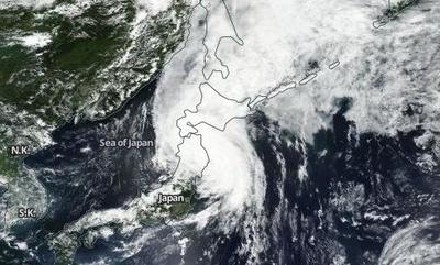 Сильный тропический шторм «Чанту» вышел на Сахалин