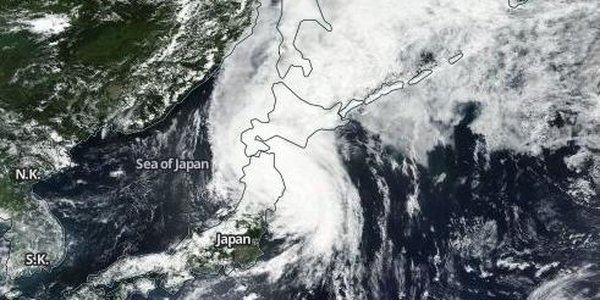 Сильный тропический шторм «Чанту» вышел на Сахалин