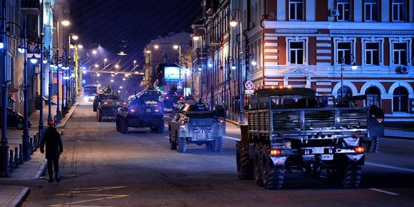 Очередная репетиция парада пройдёт сегодня вечером во Владивостоке
