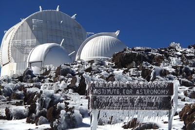 Гавайи замело снегом: замёрз даже телескоп! (ФОТО)