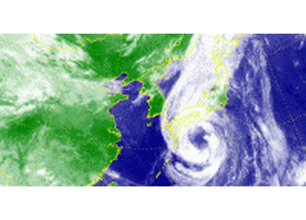 Тайфун «TALAS» сконцентрировался над Японией