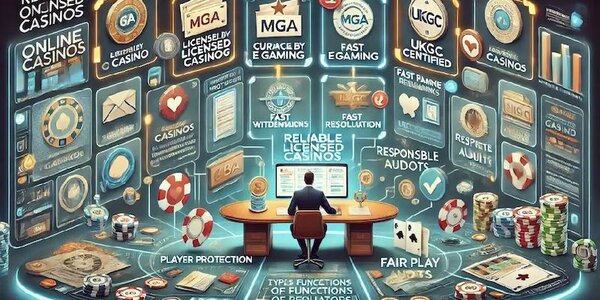 Надежные казино с лицензией: виды и функции регулятора