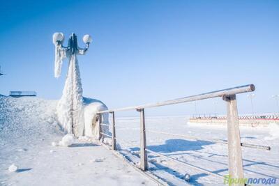 В Приморье пришли морозы. Отрицательная аномалия температуры достигает 10 градусов