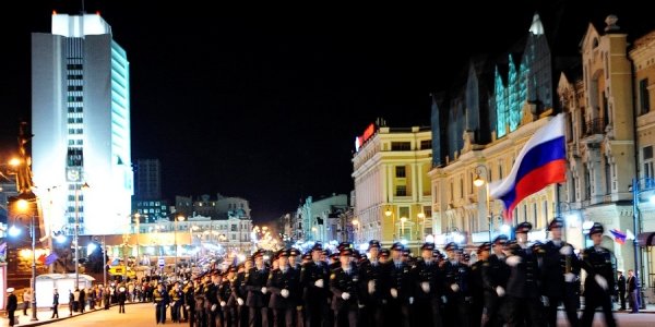 В пятницу во Владивостоке пройдет вторая репетиция военного парада
