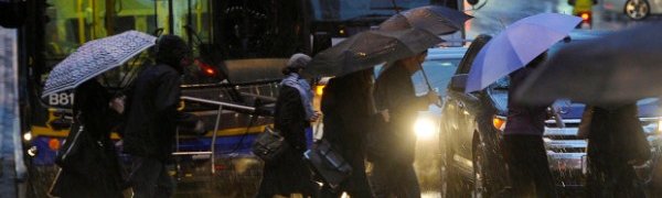 Дожди подтопили канадский Ванкувер