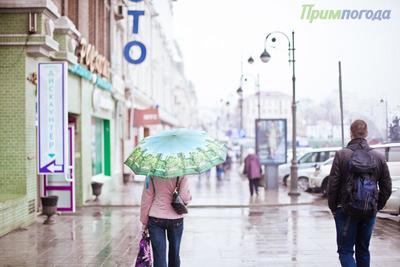 В среду во Владивостоке пройдёт небольшой дождь