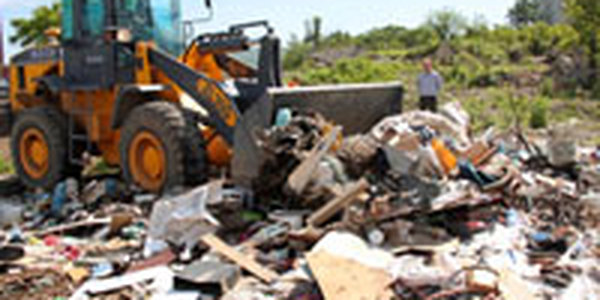 Администрация города ликвидирует незаконные свалки