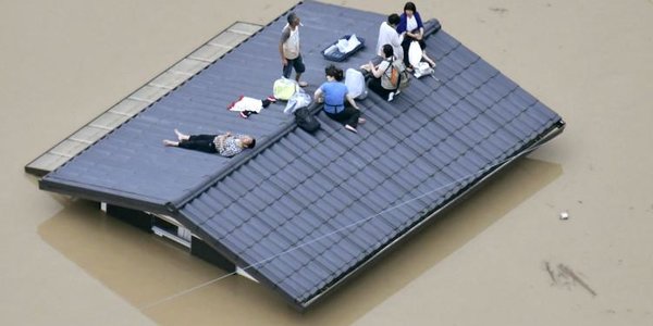 Из-за наводнения в Японии погибли более 60 человек