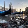 В Венеции обмелели каналы после наводнения